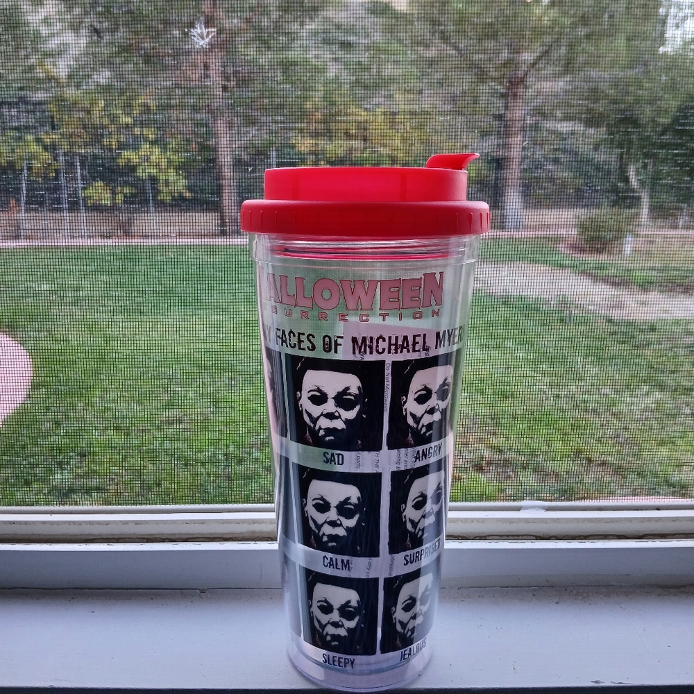 Michael Myers Halloween tumbler new